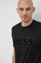 μαύρο Boss - Βαμβακερό μπλουζάκι