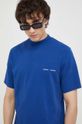 niebieski Samsoe Samsoe t-shirt bawełniany Męski