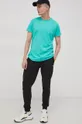 Tommy Jeans - T-shirt DM0DM09586.PPYY turkusowy