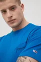 modrá Tommy Jeans - Bavlnené tričko