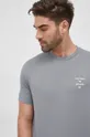 γκρί Βαμβακερό μπλουζάκι Emporio Armani