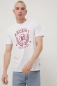 biały Only & Sons t-shirt bawełniany Męski