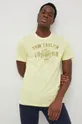 κίτρινο Tom Tailor - Βαμβακερό μπλουζάκι