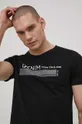 czarny Tom Tailor t-shirt bawełniany
