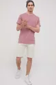 różowy Tom Tailor t-shirt bawełniany