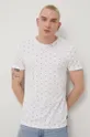 biały Tom Tailor t-shirt bawełniany Męski