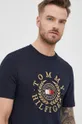 mornarsko plava Pamučna majica Tommy Hilfiger Icon