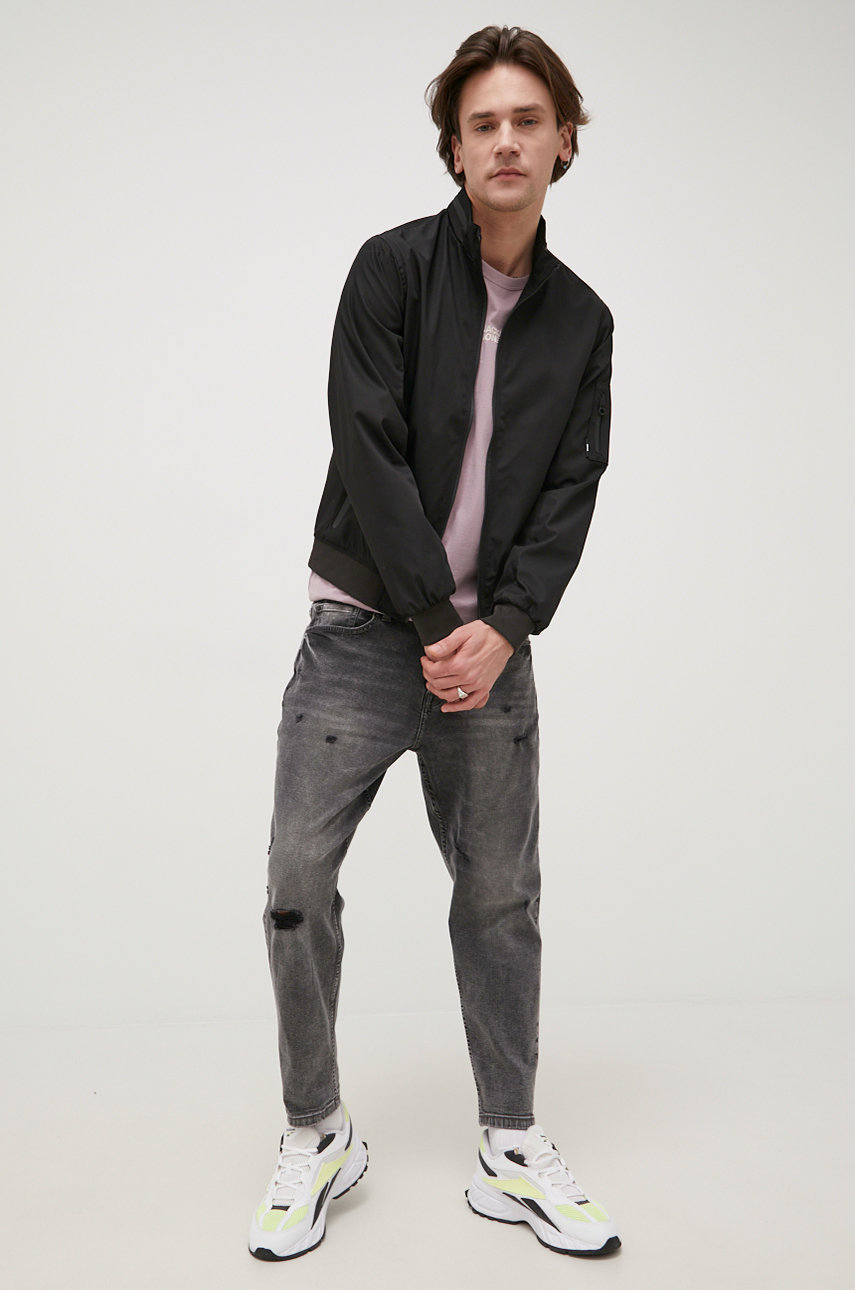 Jack & Jones tricou din bumbac violet