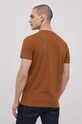 Odzież Jack & Jones t-shirt bawełniany 12205503.Rubber brązowy