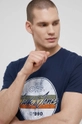 granatowy Jack & Jones t-shirt bawełniany