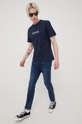 Jack & Jones t-shirt bawełniany granatowy