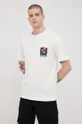 Jack & Jones t-shirt bawełniany beżowy