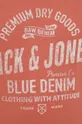 κόκκινο Βαμβακερό μπλουζάκι Premium by Jack&Jones