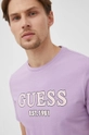 fioletowy Guess t-shirt