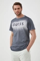 γκρί Βαμβακερό μπλουζάκι Guess