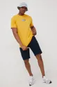 Tommy Jeans t-shirt bawełniany DM0DM12861.PPYY żółty