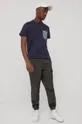 Tommy Jeans t-shirt bawełniany DM0DM13122.PPYY granatowy