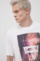 Bavlněné tričko Levi's bílá 16143.0413