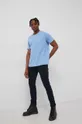 Levi's T-shirt bawełniany niebieski