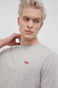 Bavlněné tričko Levi's šedá 56605.0130