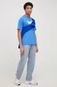 Levi's - Βαμβακερό μπλουζάκι μπλε