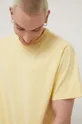 Βαμβακερό μπλουζάκι Levi's κίτρινο