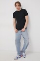 Superdry T-shirt bawełniany M1011245A.07A czarny SS22