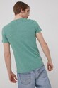 Odzież Superdry T-shirt bawełniany M1011245A.5EE zielony