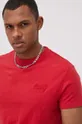 czerwony Superdry T-shirt bawełniany