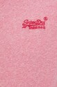 Superdry T-shirt bawełniany M1011245A.5XE różowy