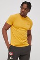 Pamučna majica Superdry zlatna M1011245A.5YC