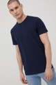 granatowy Produkt by Jack & Jones t-shirt bawełniany