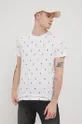 Βαμβακερό μπλουζάκι Produkt by Jack & Jones λευκό