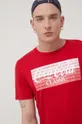 czerwony Produkt by Jack & Jones t-shirt bawełniany