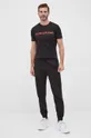 Calvin Klein Jeans - Βαμβακερό μπλουζάκι μαύρο