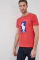Polo Ralph Lauren - Βαμβακερό μπλουζάκι κόκκινο