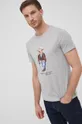 γκρί Polo Ralph Lauren - Βαμβακερό μπλουζάκι