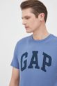niebieski GAP t-shirt bawełniany
