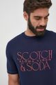 Bavlněné tričko Scotch & Soda Pánský