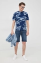 Scotch & Soda t-shirt bawełniany granatowy