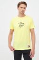 jasny żółty Tommy Hilfiger T-shirt bawełniany