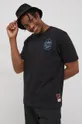 Βαμβακερό μπλουζάκι Reebok Classic μαύρο