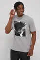Reebok Classic T-shirt bawełniany HG4346 szary