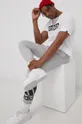 adidas T-shirt bawełniany GL2862 biały