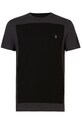 AllSaints T-shirt bawełniany LOBKE SS CREW MD098V czarny