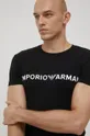 μαύρο Μπλουζάκι Emporio Armani Underwear