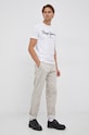 Pepe Jeans Tricou Original Stretch PM508210.800 alb SS22