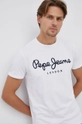 biela Tričko Pepe Jeans Original Stretch