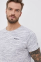 szary Pepe Jeans T-shirt Paul 4