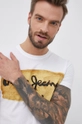 biały Pepe Jeans T-shirt bawełniany Charing